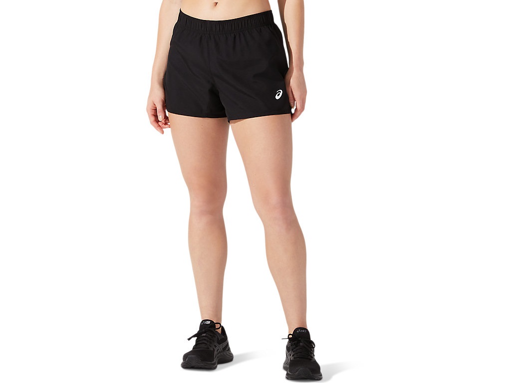 ASICS Core 4IN Short Pantaloncini Donna Performance Black - Leggeri, Asciugatura Rapida, Fascia Elasticizzata, Cordino Regolabile, Taglia S