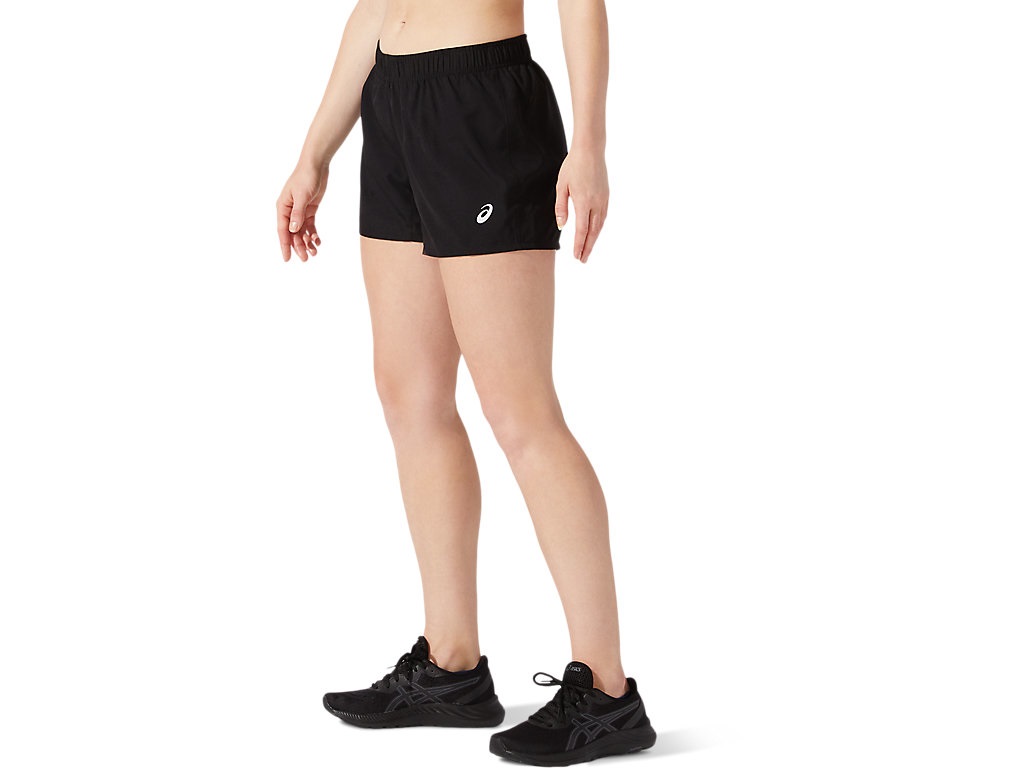 ASICS Core 4IN Short Pantaloncini Donna Performance Black - Leggeri, Asciugatura Rapida, Fascia Elasticizzata, Cordino Regolabile, Taglia S