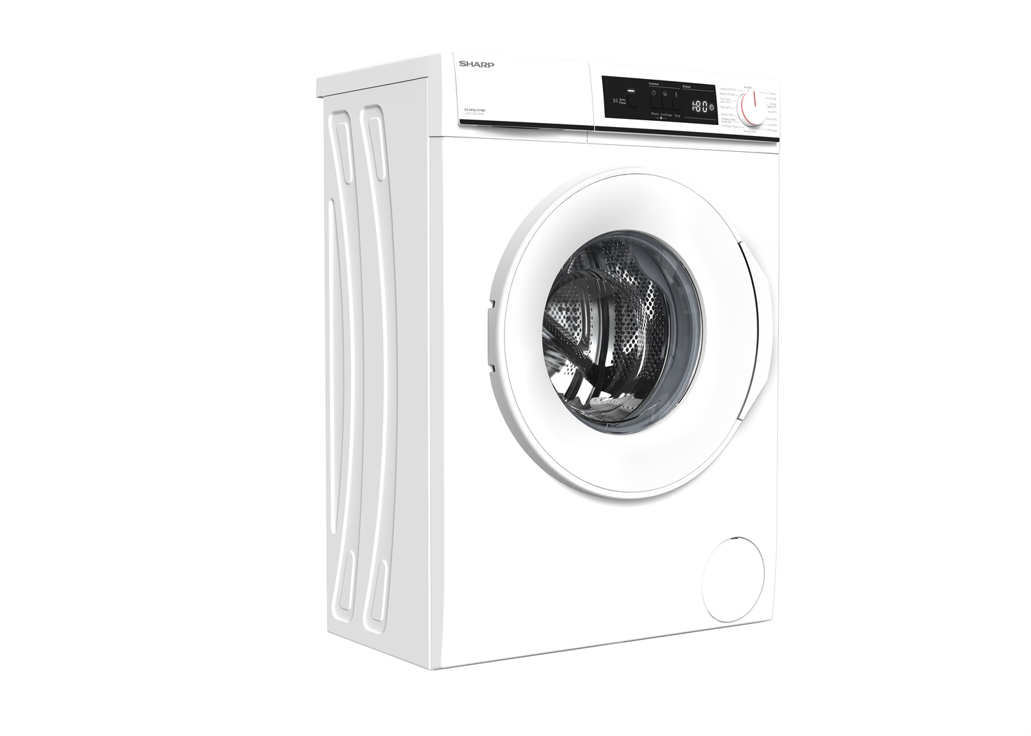 Sharp ES-NFA4101WD Lavatrice Slim 4 kg Caricamento Frontale 1000 Giri/min Classe D 15 Programmi Bianco