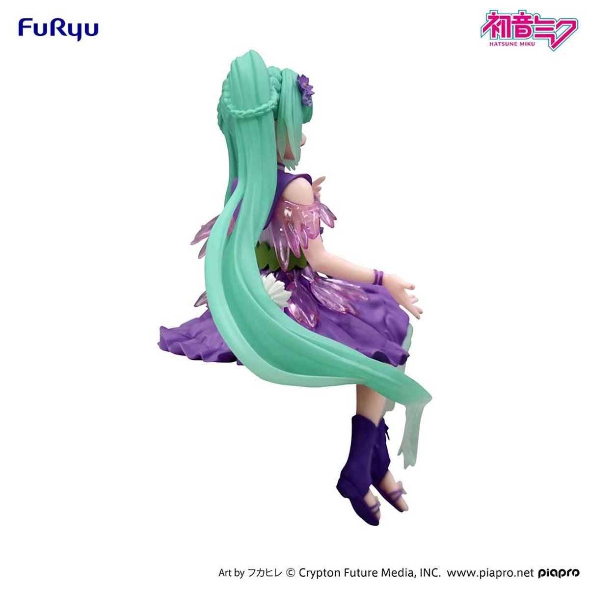 FuRyu Hatsune Miku Flower Fairy Cosmos Figura Noodle Stopper 14 cm Colore Viola