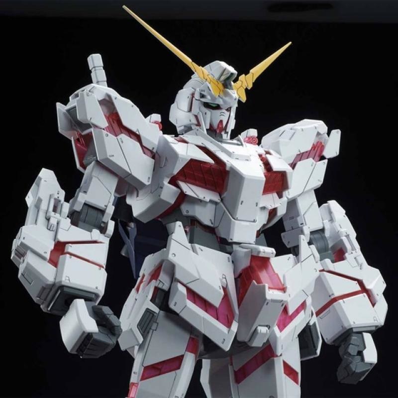 Bandai Gunpla Mega Size Model Kit 1/48 RX-0 Unicorn Gundam Destroy Mode - 45,2 cm in PVC