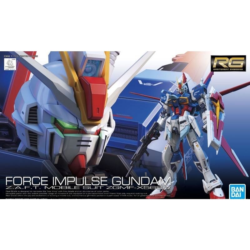 Bandai RG 1/144 Force Impulse Gundam - Modello in Plastica con Sistema Advanced MS Joint