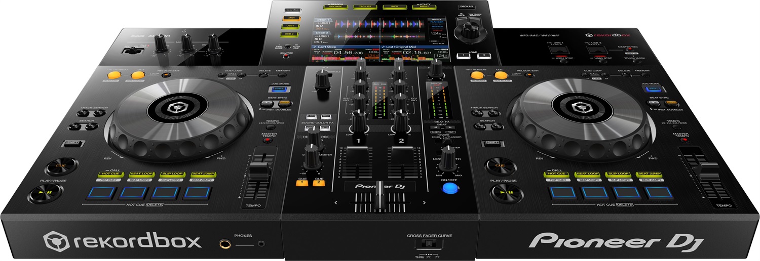 Pioneer DJ XDJ-RR Controller All-in-One 2 Canali per Rekordbox con USB, Microfono XLR e Schermo da 7