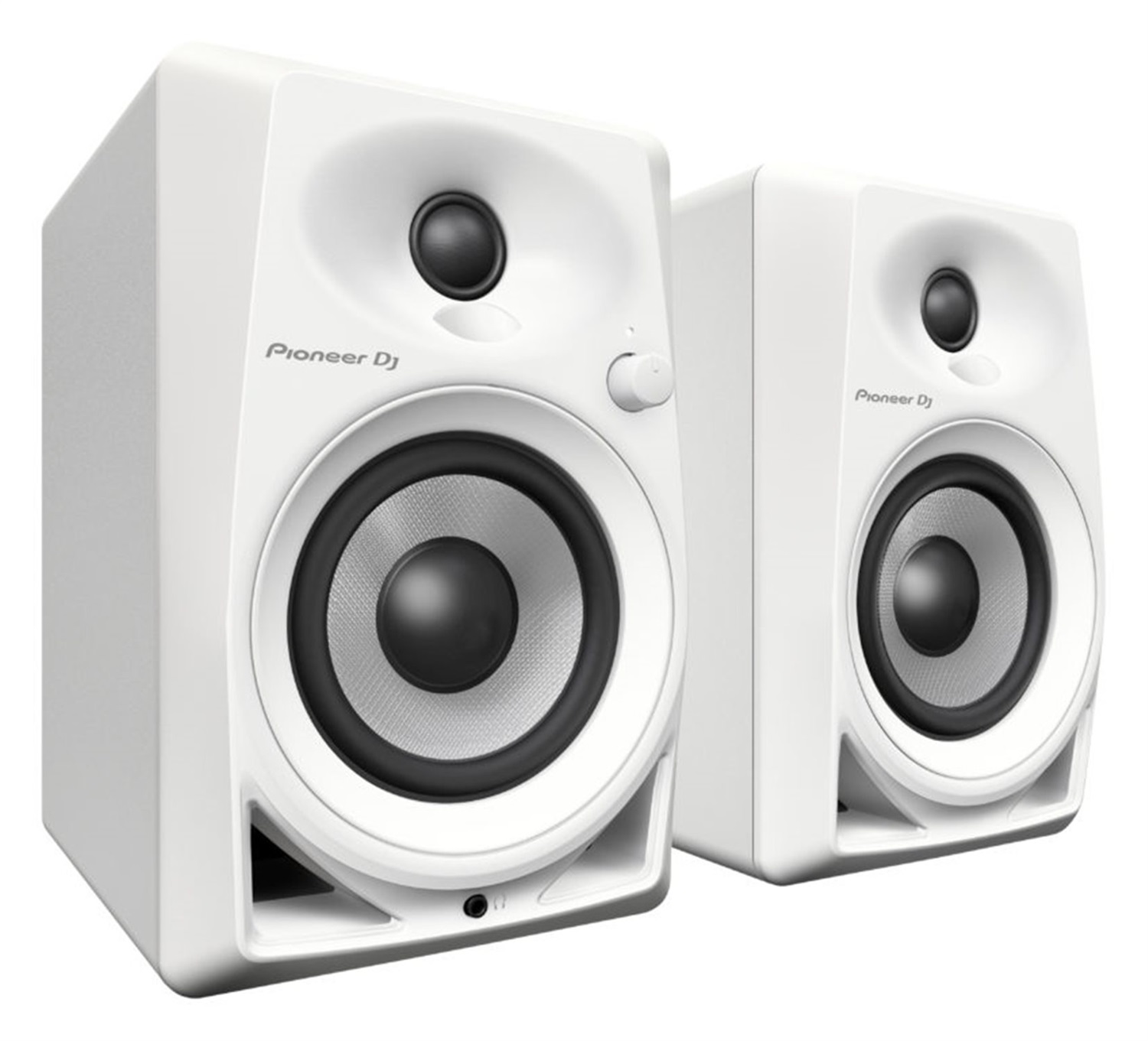 Pioneer DM-40D-W Monitor da Studio Bianco 2-vie Cablato 38 W con Sistema Bass-Reflex