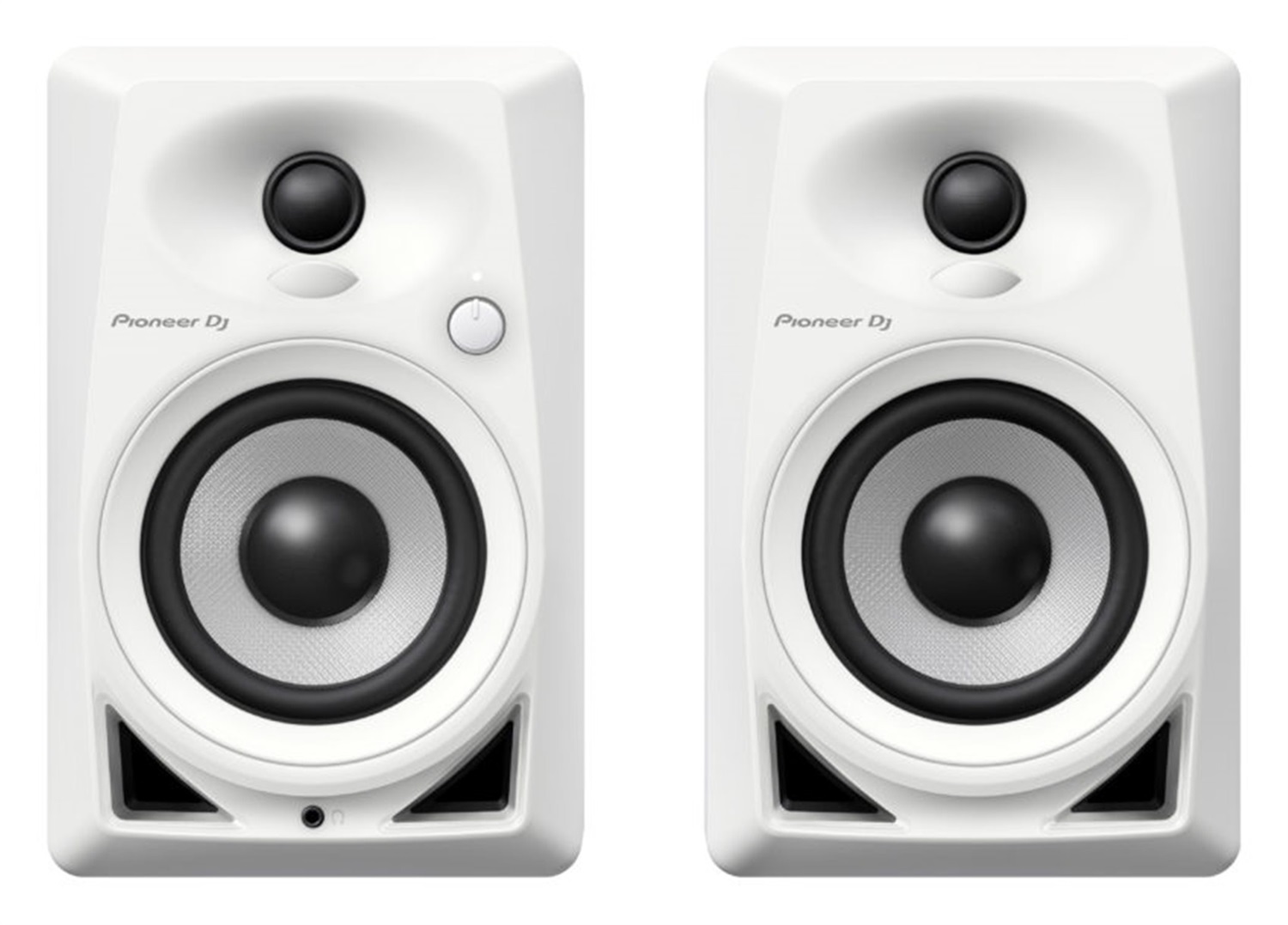 Pioneer DM-40D-W Monitor da Studio Bianco 2-vie Cablato 38 W con Sistema Bass-Reflex