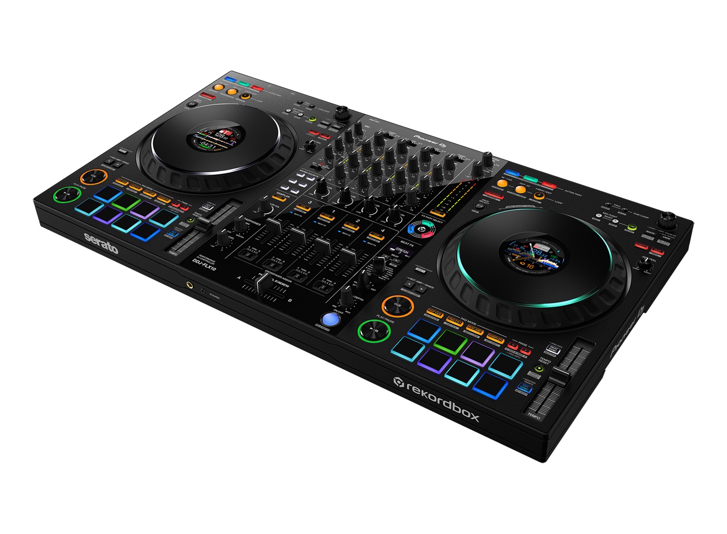 Pioneer DJ DDJ-FLX10 Controller per DJ a 4 Canali con Tecnologia Track Separation