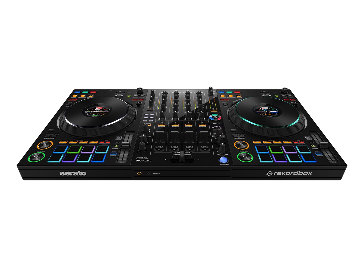 Pioneer DJ DDJ-FLX10 Controller per DJ a 4 Canali con Tecnologia Track Separation