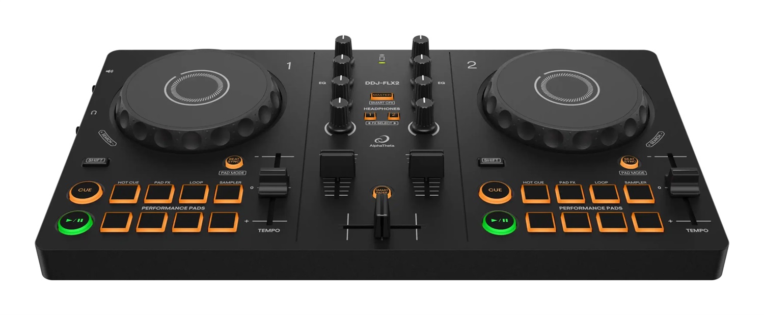 Pioneer DDJ-FLX2 Controller per DJ a 2 Canali Nero - Compatibile con Rekordbox, djay e Serato DJ Lite