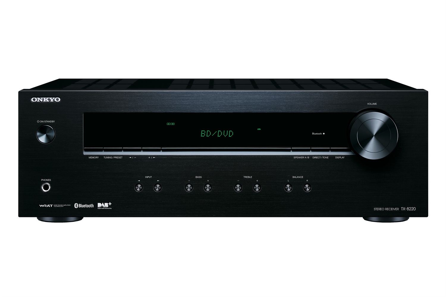 ONKYO TX-8220 Sintoamplificatore Stereo 100 W 2.1 canali Nero con Connettività Cablata e Sintonizzatore DAB /FM