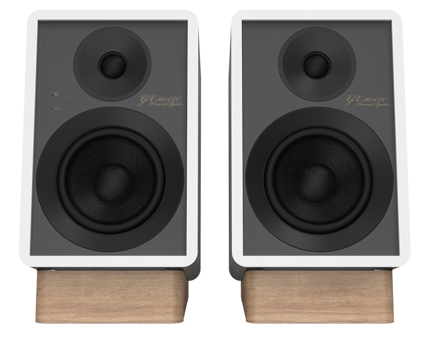 Onkyo GX-30ARC - Casse Amplificate Bianche con 4 Woofer, HDMI ARC, USB-C e Bluetooth 5.3
