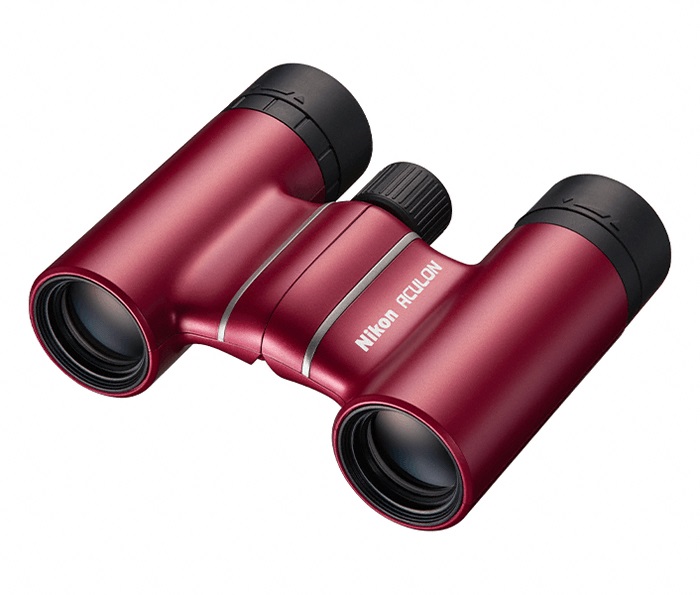 Nikon Aculon T02 8x21 Binocolo Rosso - Ingrandimento 8x, Diametro Obiettivo 21mm, Codice BAA860WA