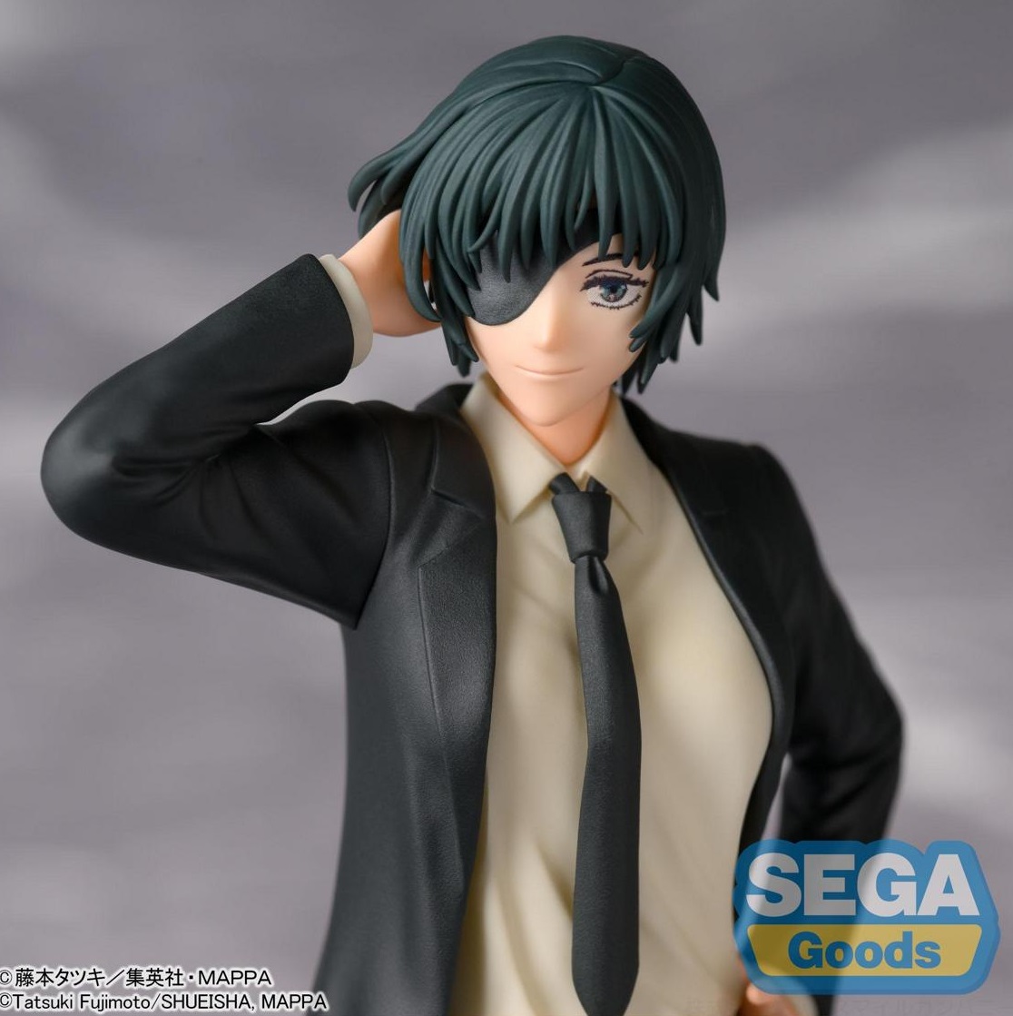 SEGA Figura Himeno Chainsaw Man Desktop x Decorare con Base di Supporto - Prodotto Ufficiale