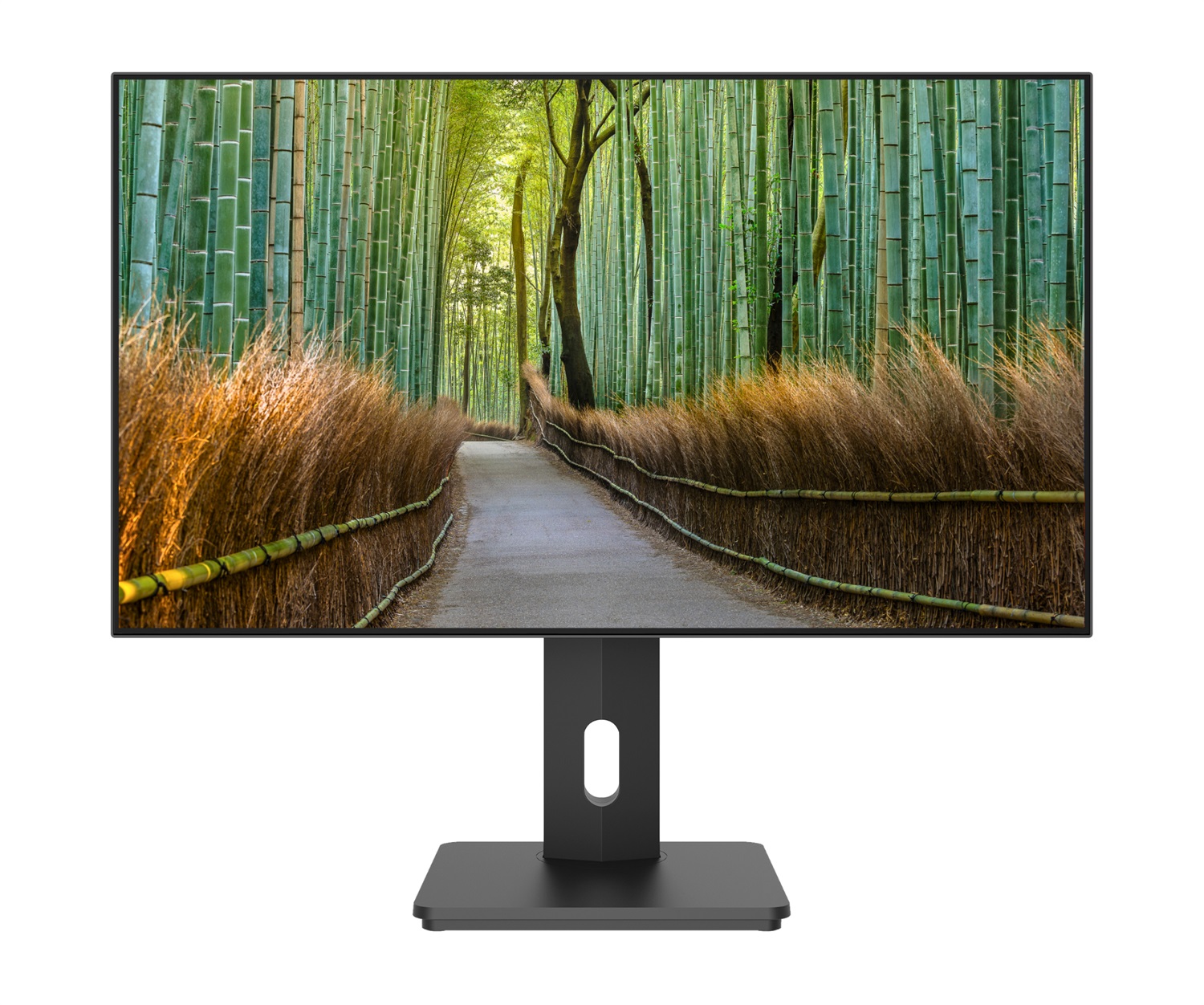 JAPANNEXT Monitor 27 IPS Frameless WQHD 2560x1440 | HDR | Altezza e inclinazione regolabili | Altoparlanti integrati | Flicker Free | G-Sync/FreeSync