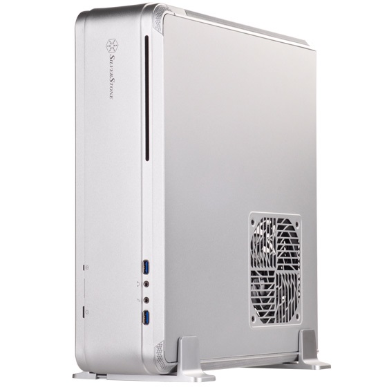 Silverstone Fortress FTZ01 Case Mini-Tower Argento - Supporto Ventole 120mm, Compatibile Mini-ITX