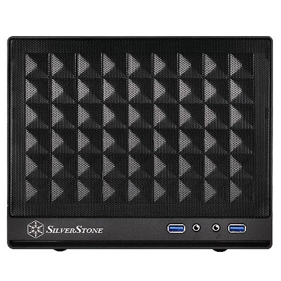SilverStone SG13B Mini Tower Nero - Case PC compatibile Mini-DTX/Mini-ITX, supporto HDD 2.5/3.5, raffreddamento a liquido