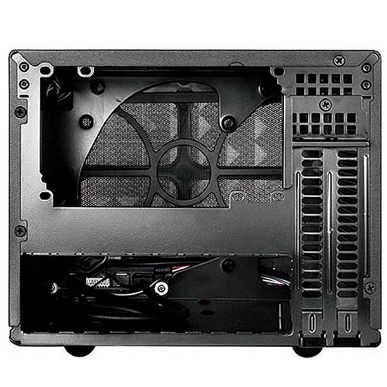 SilverStone SG13B Mini Tower Nero - Case PC compatibile Mini-DTX/Mini-ITX, supporto HDD 2.5/3.5, raffreddamento a liquido