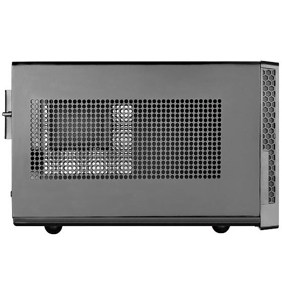SilverStone SG13B Mini Tower Nero - Case PC compatibile Mini-DTX/Mini-ITX, supporto HDD 2.5/3.5, raffreddamento a liquido