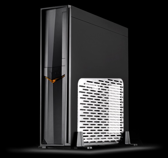 SilverStone SST-RVZ02B-W Cabinet da Gaming Mini-ITX Raven con Finestra, Nero e Argento, Supporta Schede Grafiche fino a 330 mm