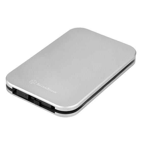 SilverStone SST-MMS02C - Custodia esterna per HDD/SSD USB Type-C in alluminio, resistente all'acqua e antipolvere