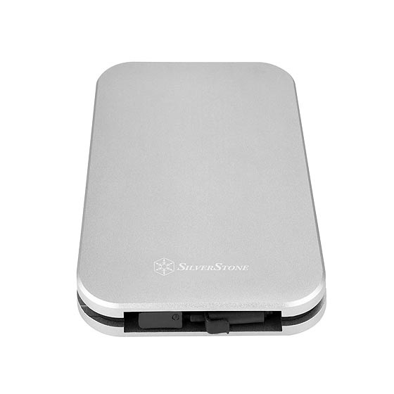SilverStone SST-MMS02C - Custodia esterna per HDD/SSD USB Type-C in alluminio, resistente all'acqua e antipolvere