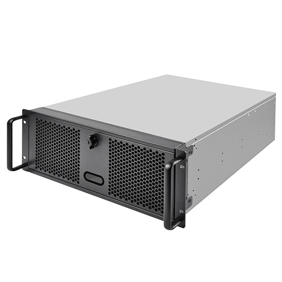 Silverstone RM400 Supporto Case Rackmount Nero e Grigio - Compatibile con ATX, CEB, micro ATX, Mini-ITX, 8 Vani per HDD