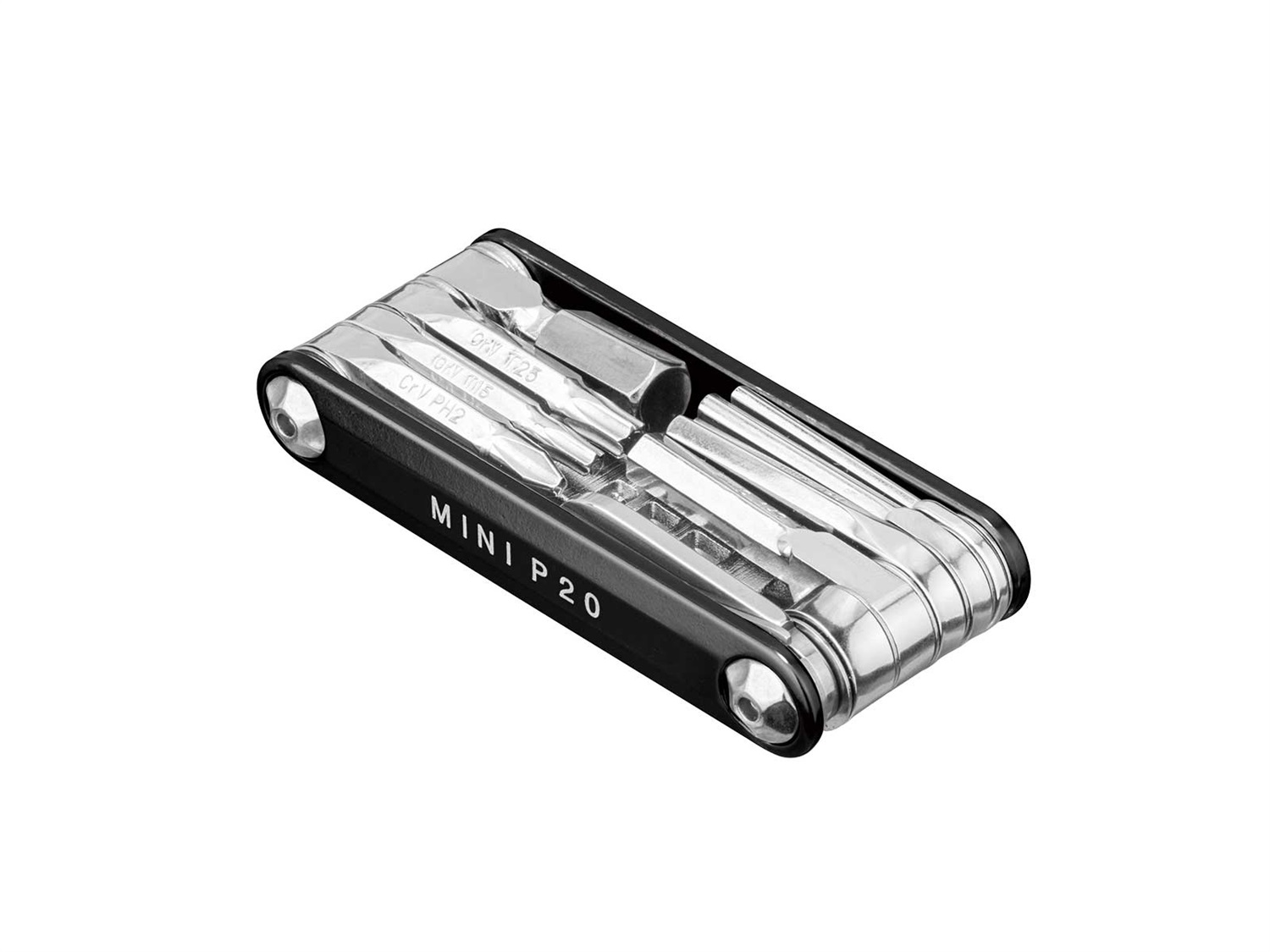 Topeak Mini P20 - Chiave Multiuso Professionale a 20 Funzioni, Nera con Custodia