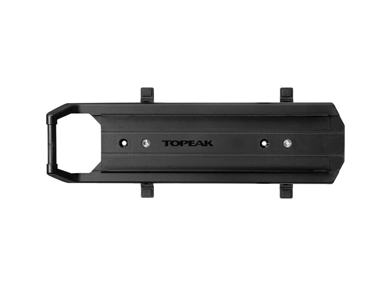 Topeak Omni QuickTrack Adattatore per Portapacchi - Compatibile con Borse TrunkBag e Cestini Posteriori, Regolabile da 90 a 120 mm