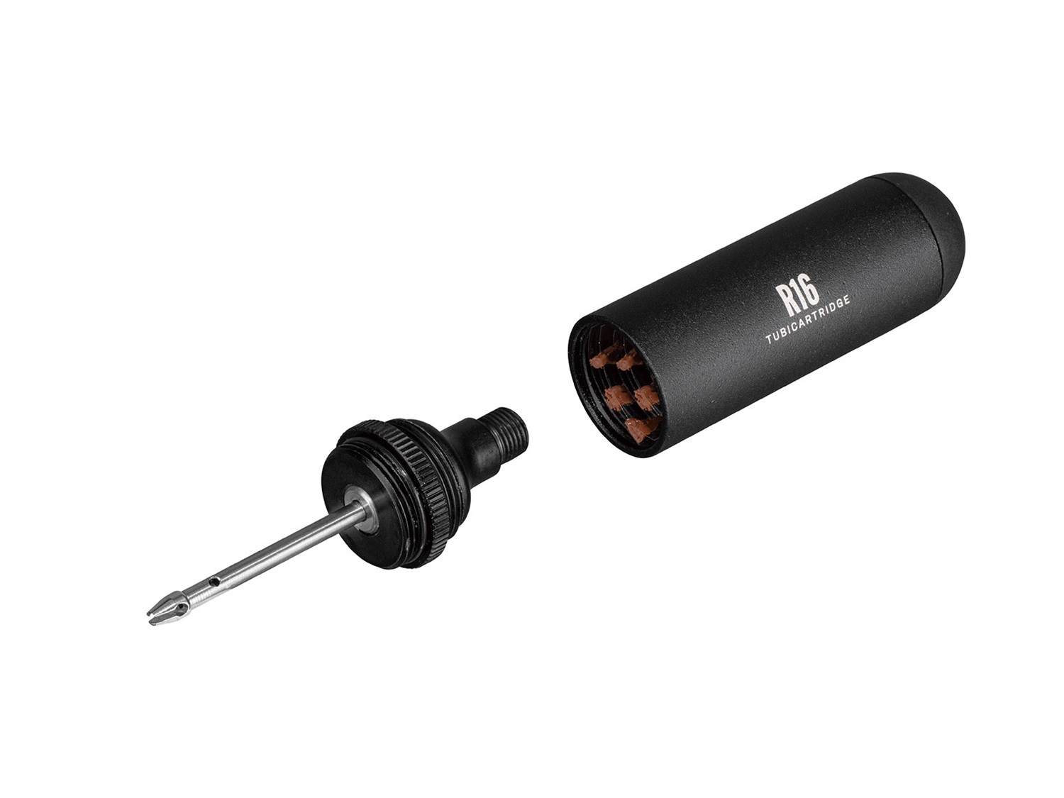 Topeak Kit Tubi Cartridge R16 per Riparazione Coperture Tubeless - Custodia CO2