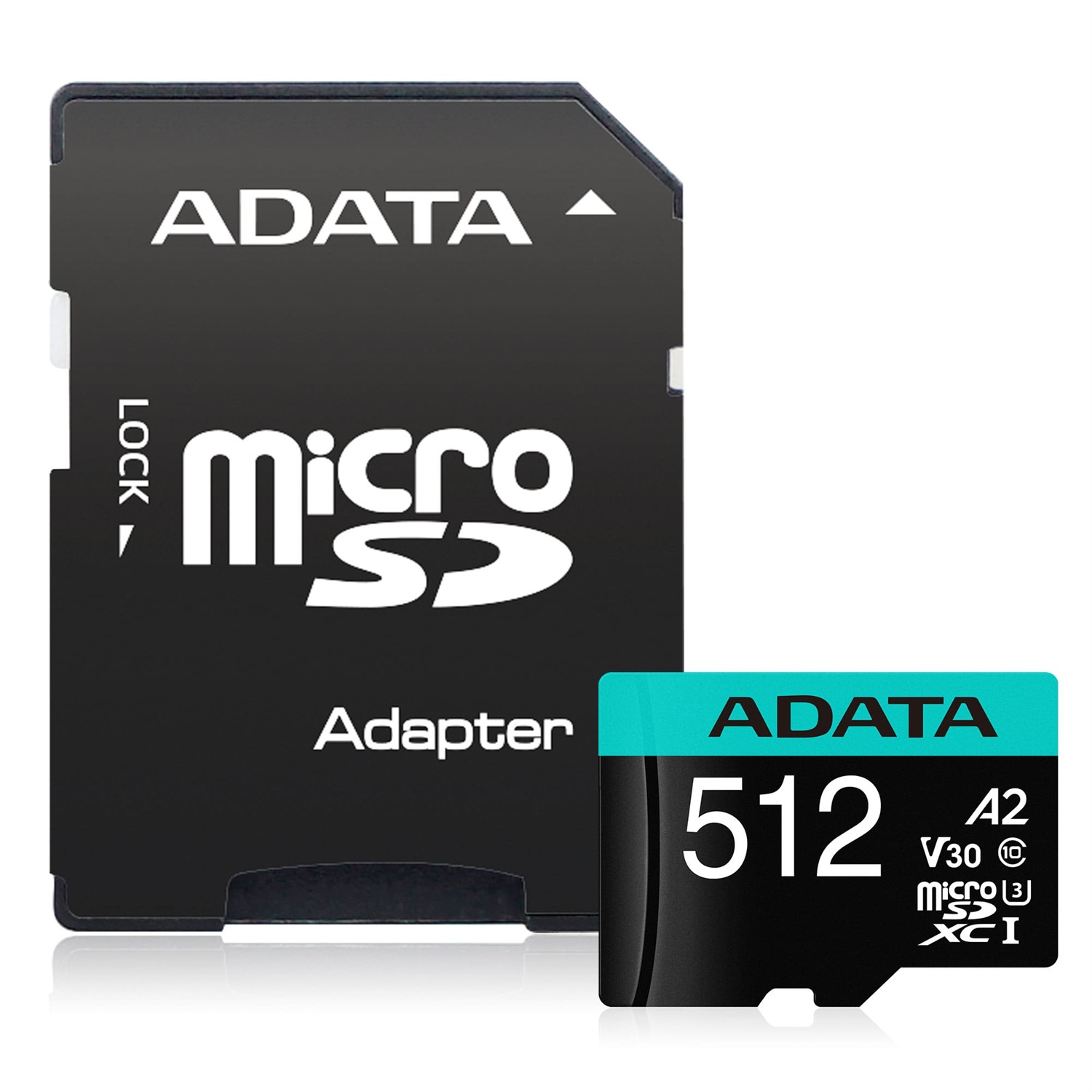 ADATA Premier Pro 512 GB MicroSDXC UHS-I Classe 10 - Velocità di Lettura fino a 100 MB/s, Scrittura fino a 80 MB/s, Adattatore Incluso