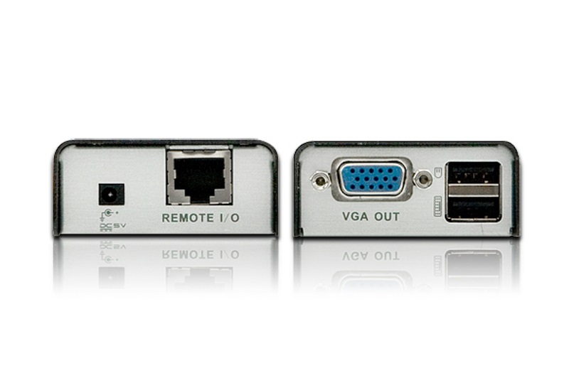 ATEN Estensore KVM USB VGA Cat 5 Mini CE100 - Risoluzione 1280 x 1024 fino a 100 m