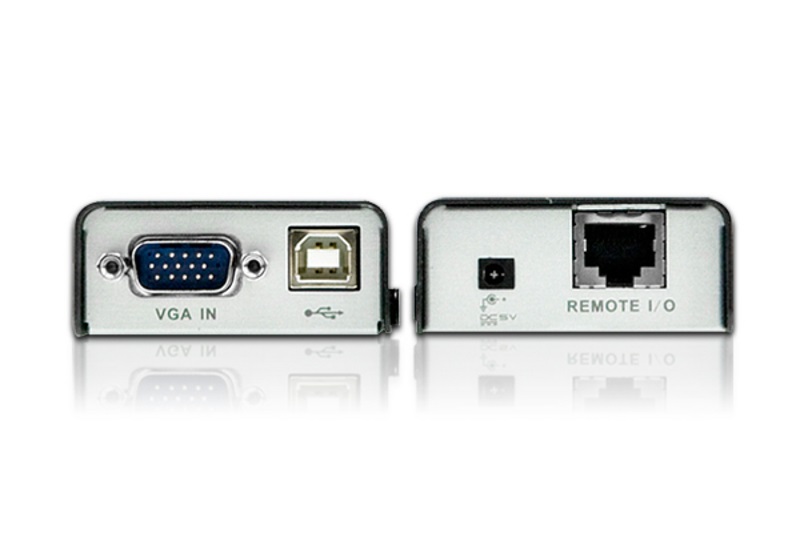 ATEN Estensore KVM USB VGA Cat 5 Mini CE100 - Risoluzione 1280 x 1024 fino a 100 m