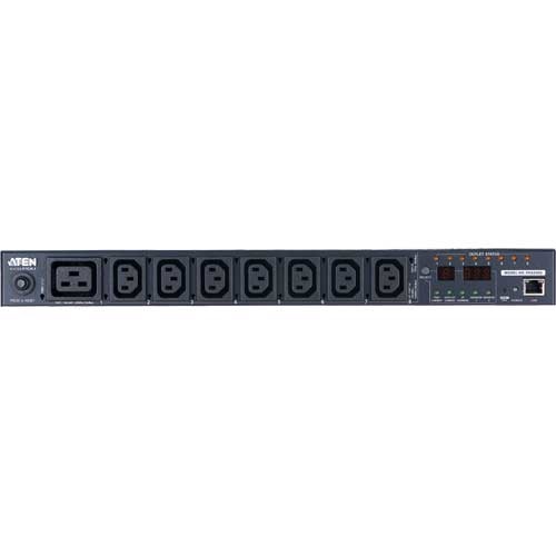ATEN PE6208G Unità di Distribuzione dell'Energia (PDU) Monitorato 8 Prese AC 1U Nero