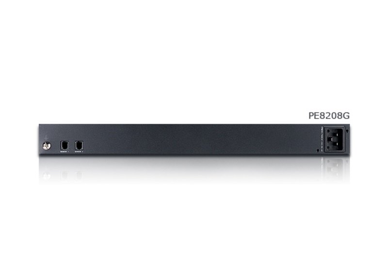 ATEN PE8208G Eco PDU - Unità di Distribuzione Elettrica 1U con 8 Prese (7 x C13, 1 x C19), Monitorata, Montaggio Orizzontale/Verticale