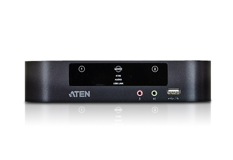 ATEN Switch KVMP per Doppio Schermo Mini DisplayPort (ThunderBolt) 2 USB - Modello CS1942