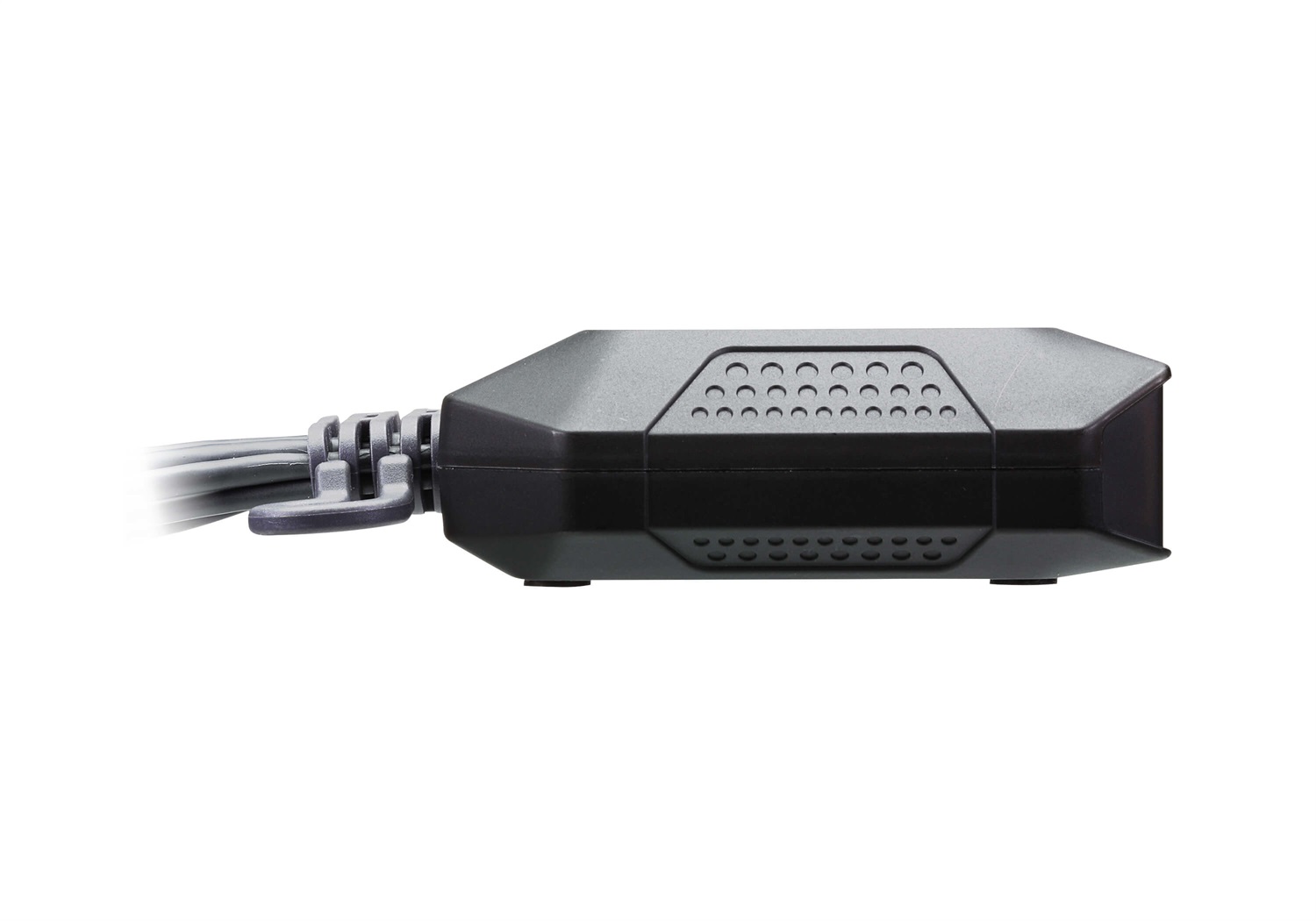 ATEN Switch KVM Cablato USB 4K HDMI a 2 Porte con Selettore Porta Remota - 4096 x 2160 Pixel, 4K Ultra HD, Nero