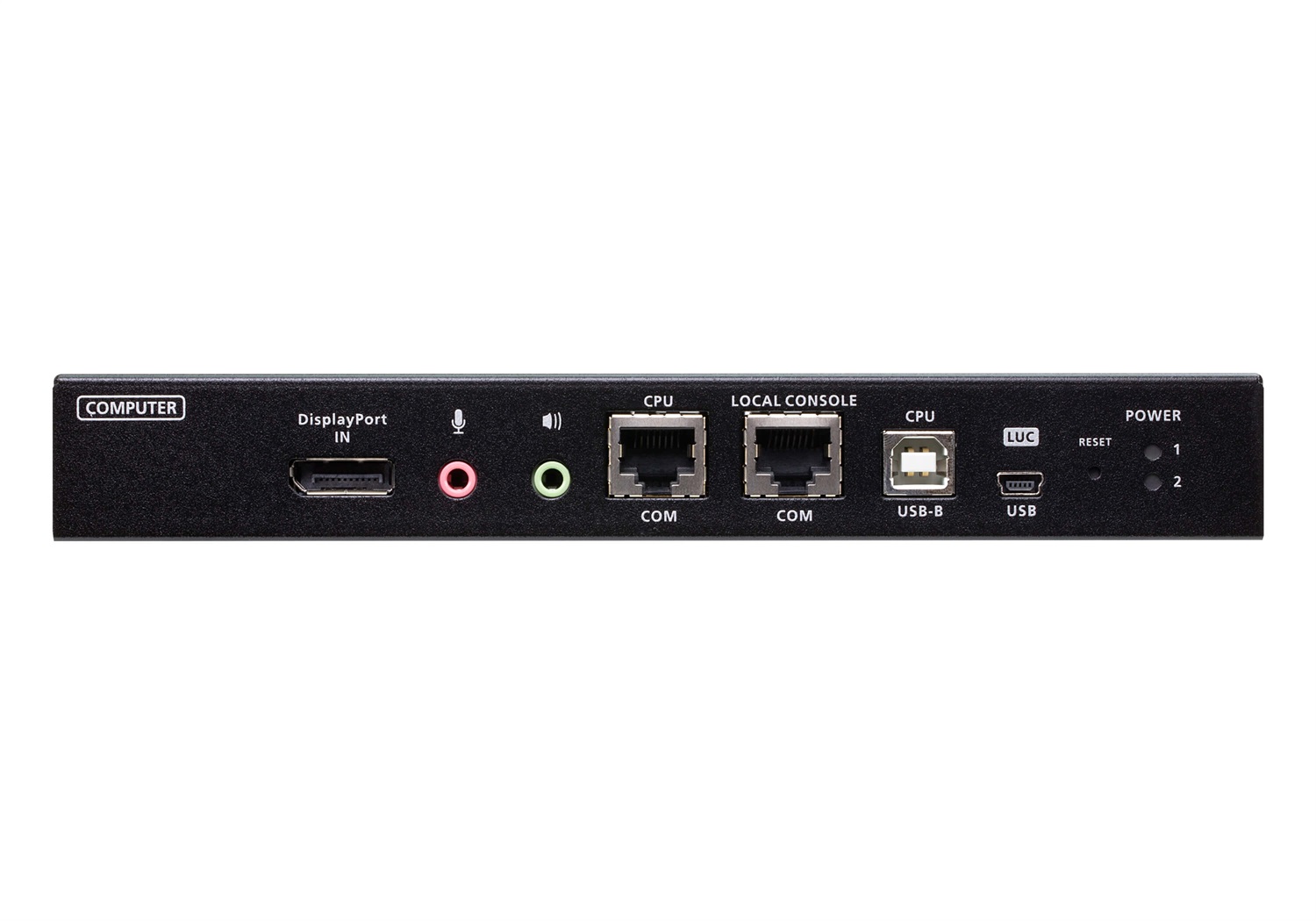 ATEN Switch KVM CN9950-AT-G over 4K DisplayPort - 1 Porta, Accesso Condiviso Locale/Remoto, 4096 x 2160 Pixel, Ethernet LAN, Nero