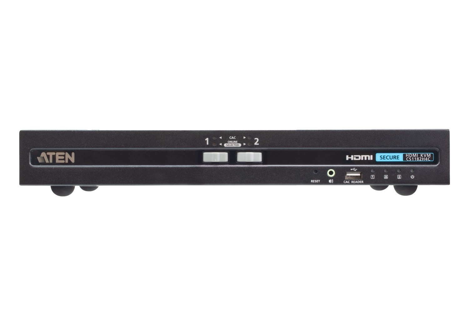 ATEN Switch KVM Sicuro HDMI USB a 2 Porte con CAC - 4K Ultra HD e Risoluzione 3840 x 2160