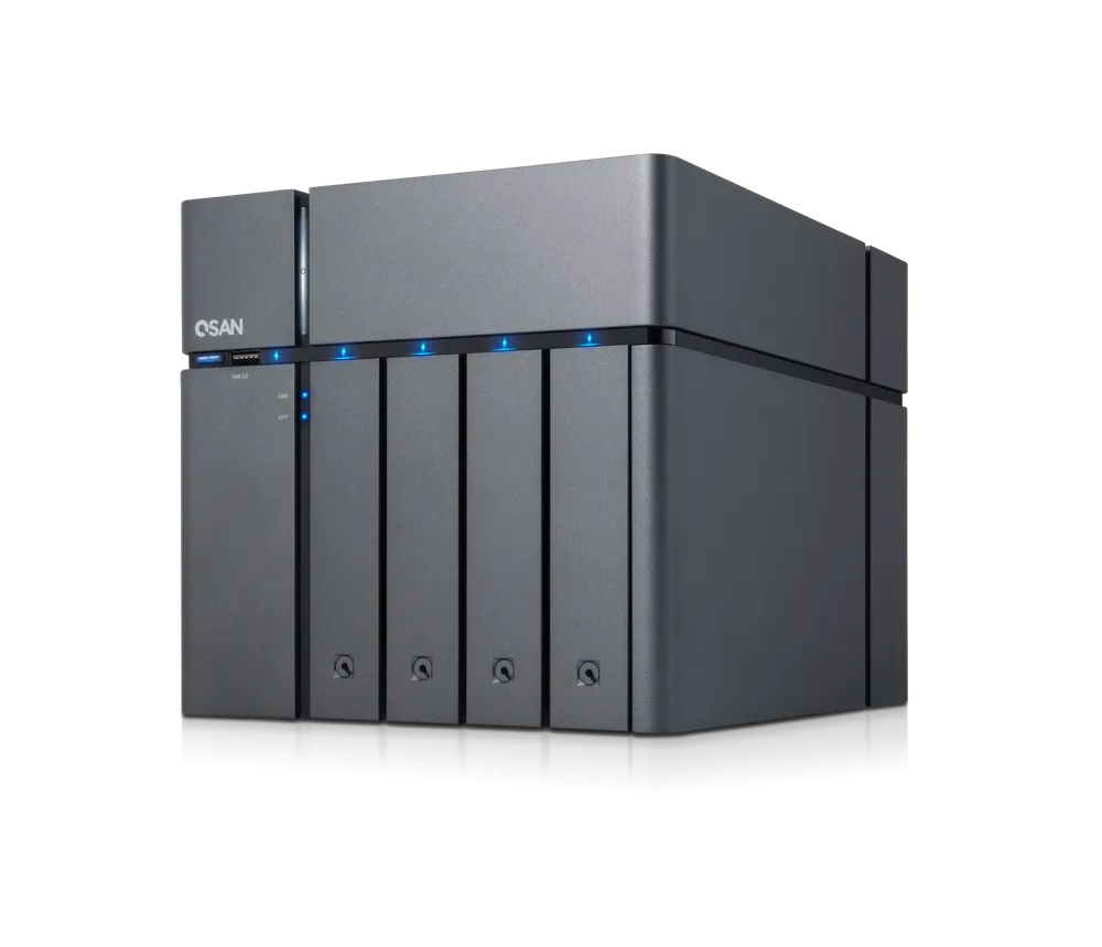 QSAN XN7004T NAS Tower Intel® Core™ i3 8 GB DDR4 0 TB Grigio