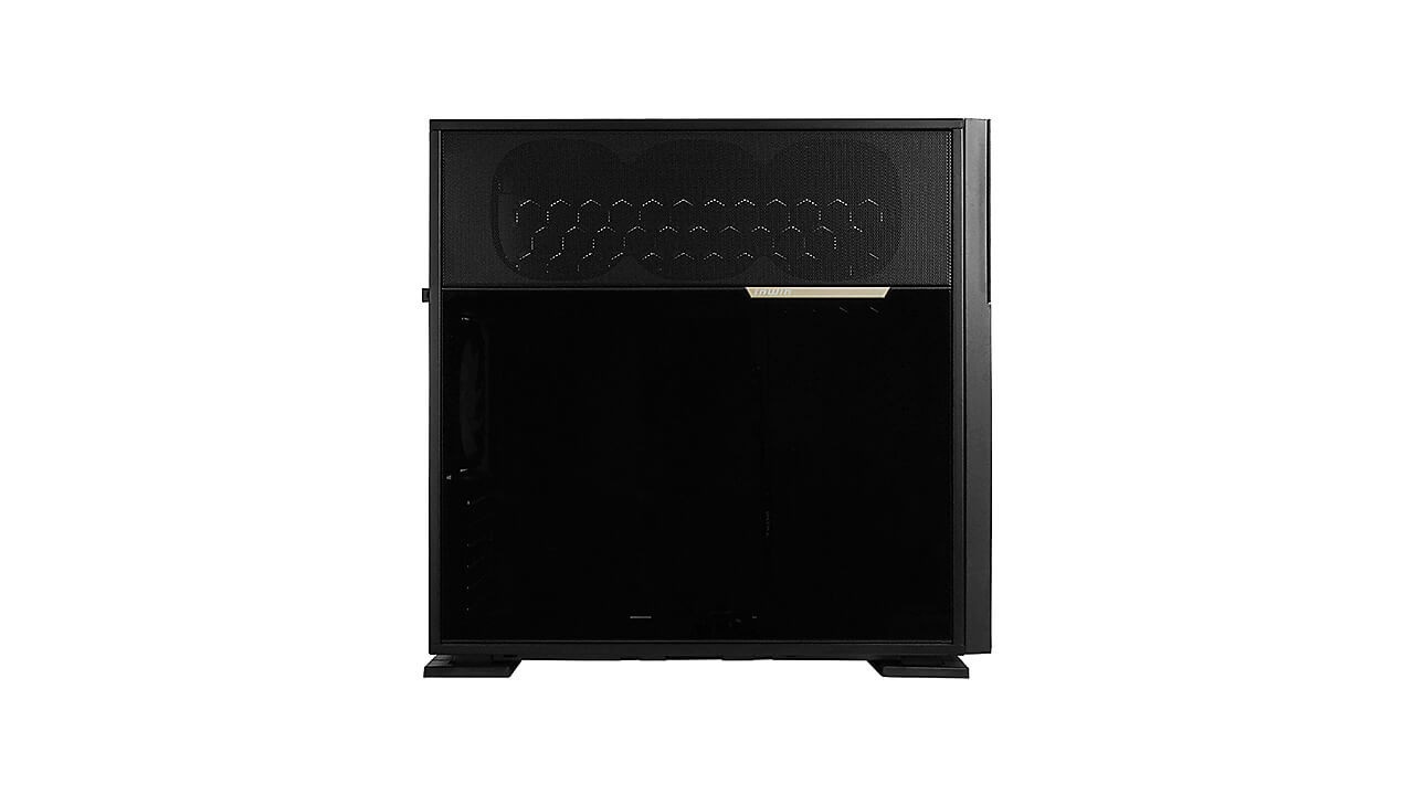 In Win IW-CS-515BLK-1AL120 Case Midi Tower Nero con Pannello in Vetro Temperato e 4 Ventole da 120mm