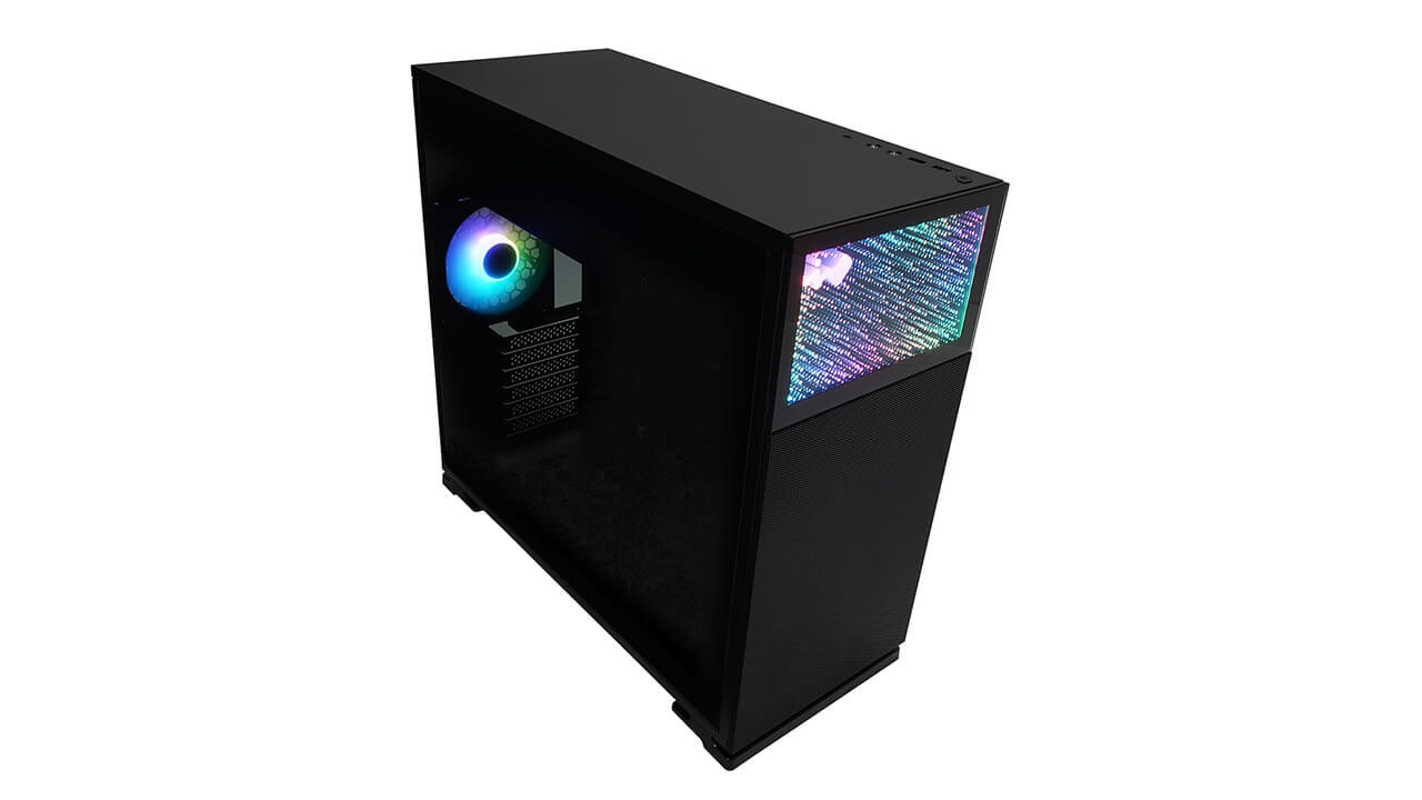 In Win N127 Midi Tower Nero con Pannello in Vetro Temperato - Compatibile ATX, micro ATX, Mini-ITX