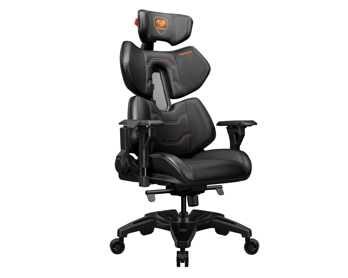 COUGAR Gaming CGR-TER Sedia da Gaming Universale Imbottita Nero con Regolazione 4D