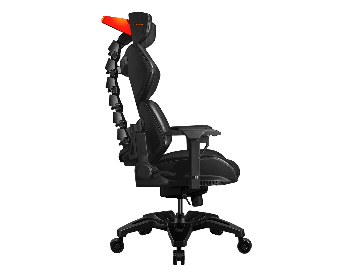 COUGAR Gaming CGR-TER Sedia da Gaming Universale Imbottita Nero con Regolazione 4D