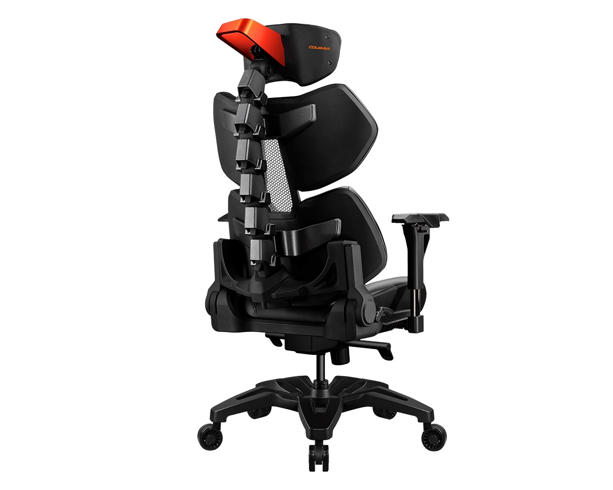 COUGAR Gaming CGR-TER Sedia da Gaming Universale Imbottita Nero con Regolazione 4D