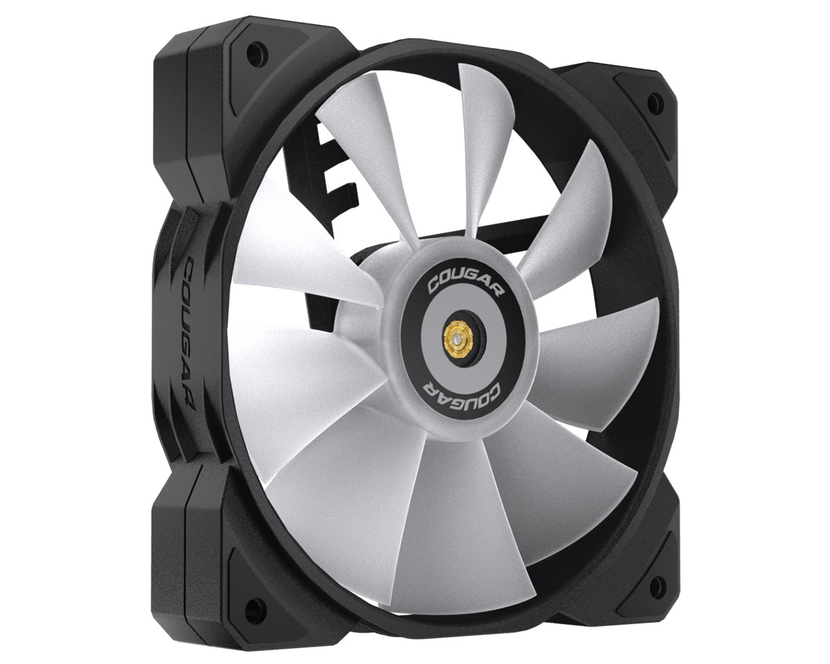 COUGAR Gaming CF-MHP12HB3-RGB Raffreddatore d'aria 12 cm Nero e Bianco - Flusso d'aria 143,53 m³/h, 3 pz