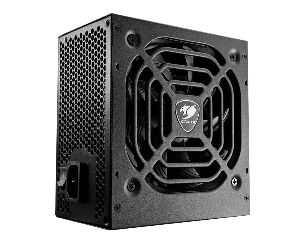 COUGAR STC600 Alimentatore per Computer 600 W 80 Non Modulare con Ventola da 120mm e Connettori 20 4 pin ATX - Nero