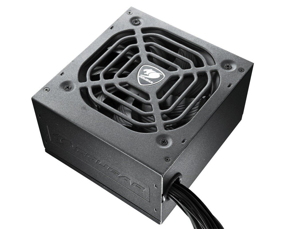COUGAR STC600 Alimentatore per Computer 600 W 80 Non Modulare con Ventola da 120mm e Connettori 20 4 pin ATX - Nero