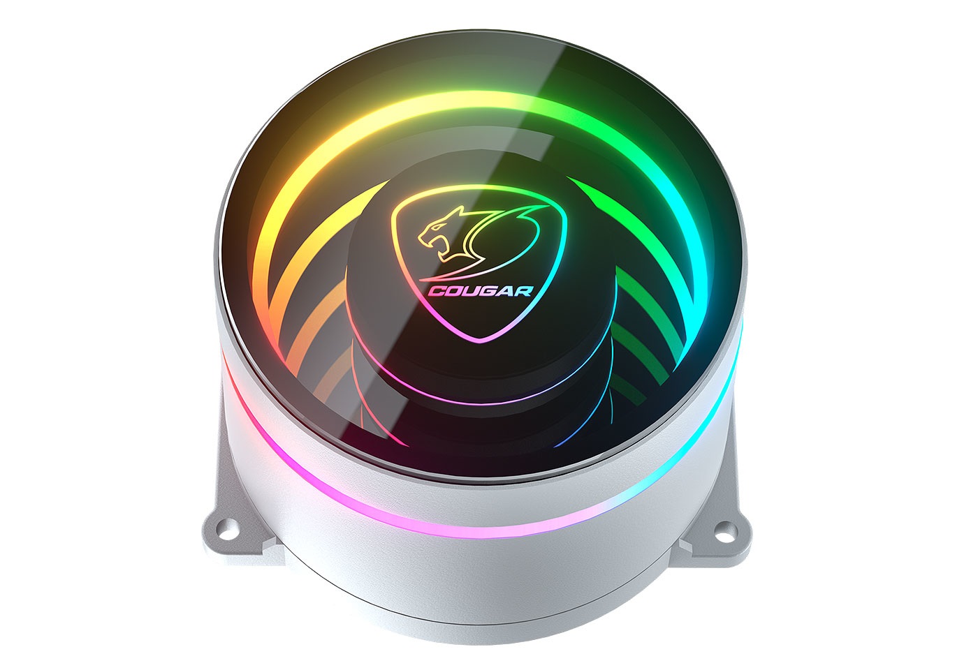 COUGAR Gaming Poseidon Elite ARGB 240 - Kit di raffreddamento a liquido AIO 240mm con ventole da 12 cm e illuminazione ARGB