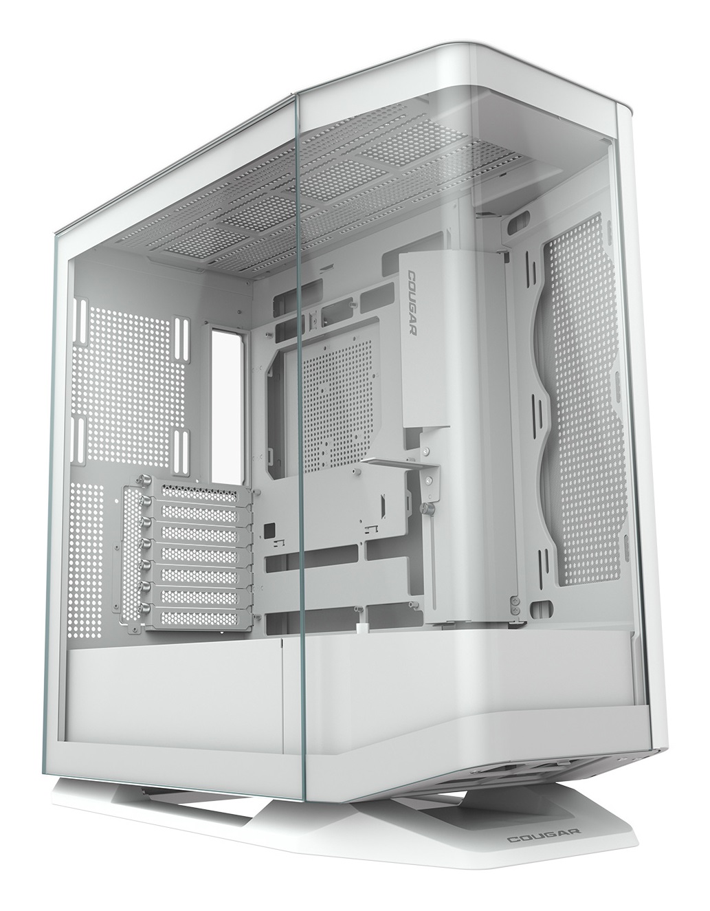 COUGAR Gaming FV270 Midi Tower Bianco - Case PC con supporto per ventole da 120 e 140 mm