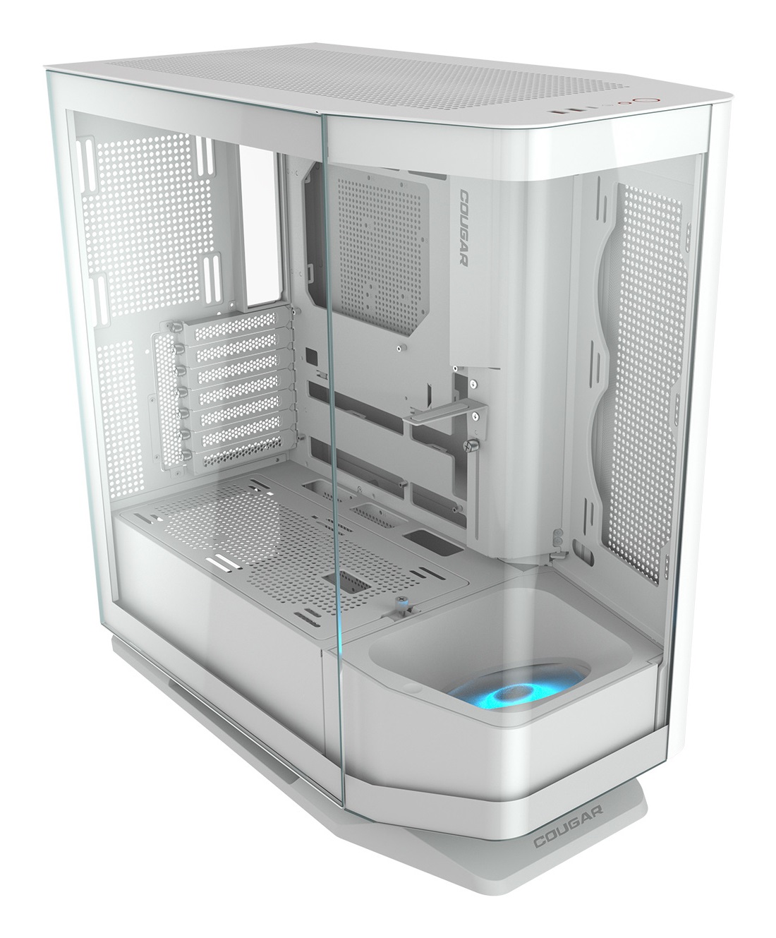 COUGAR Gaming FV270 Midi Tower Bianco - Case PC con supporto per ventole da 120 e 140 mm