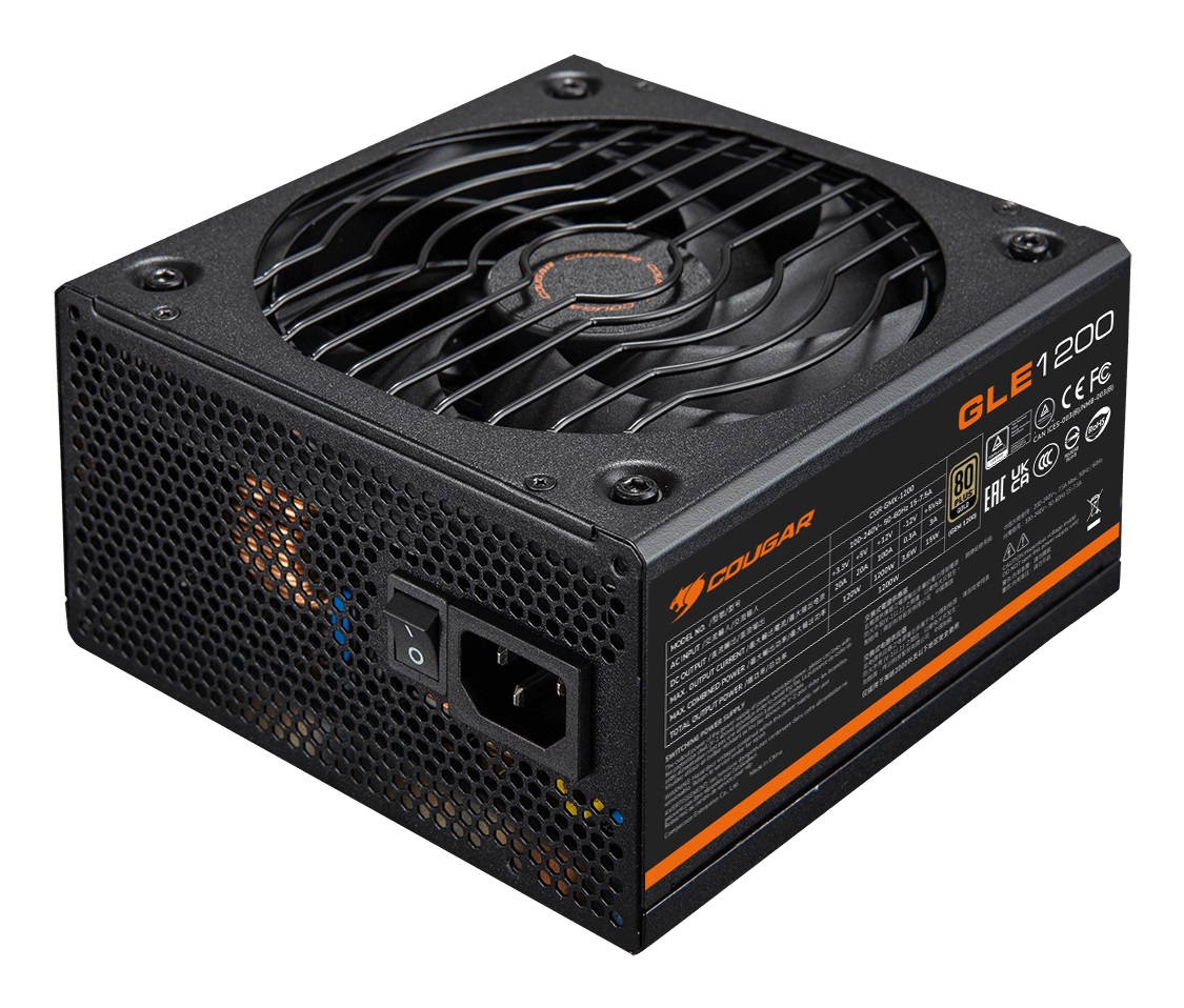 COUGAR Gaming CGR GLE-1000 Alimentatore per Computer 1000 W 80 Plus Gold 20 4 pin ATX Nero
